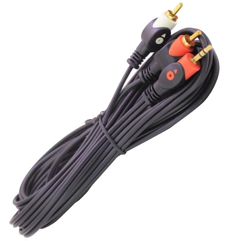 Powermaster PM-1943 2 RCA 3.5Mm Stereo Erkek 5 Metre Kablo