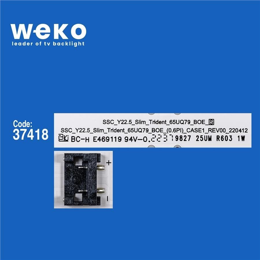 Wkset-6770 37418X10 Ssc _Y22.5_Slim_Trıdent_65Uq79_Boe_S 10 Adet Led Bar