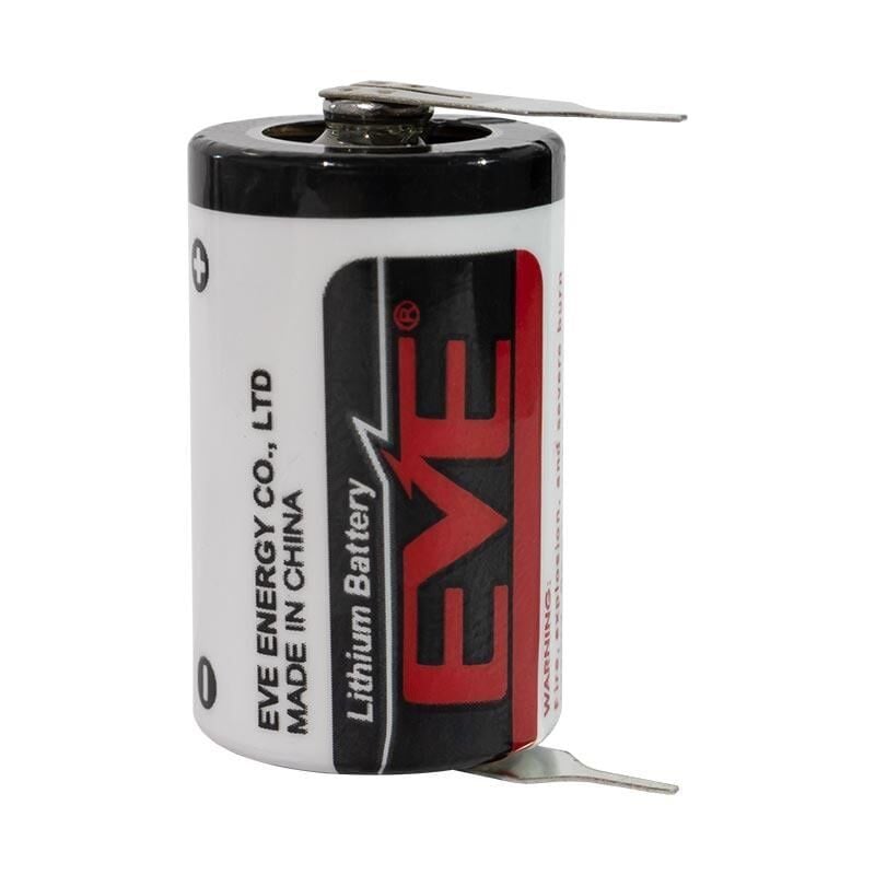 Eve ER14250/3PT 1/2AA - 3.6 Volt Kısa Boy Puntalı Lityum Pil
