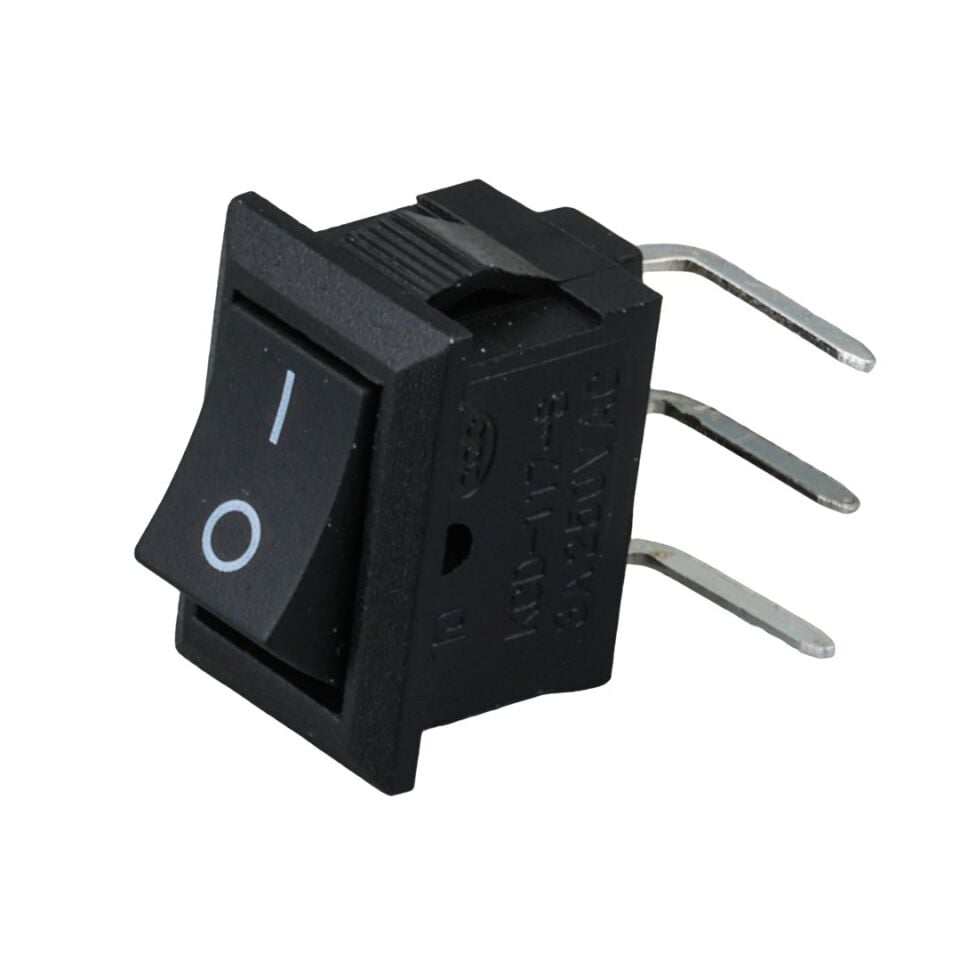 Powermaster IC-121D Mini Işıksız Pcb 90° Kalıcı Anahtar Switch