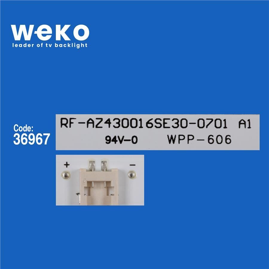 Wkset-6344 36581X3 Rf-Az430016se30-0701 A0 3 Adet Led Bar