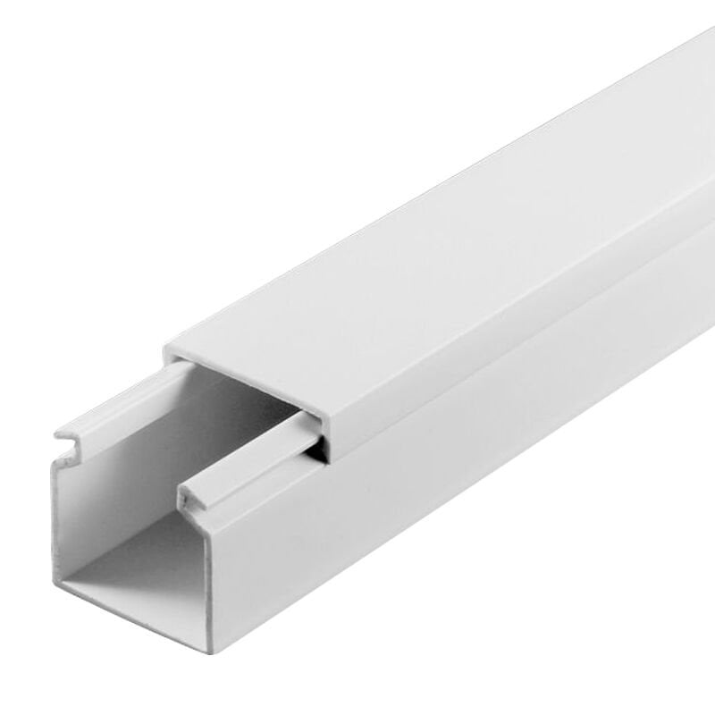 Powermaster 25 x 25 Yapışkan Bantlı PVC Kablo Kanalı 2 Metre