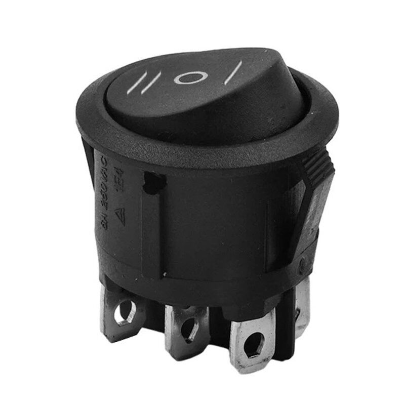 Powermaster IC-134-6 Yuvarlak On-Off-On 6P Switch Anahtar