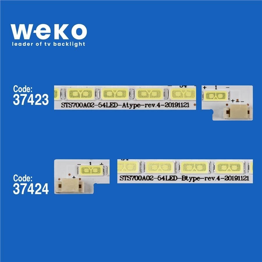 Wkset-6773 37423X2 37424X2 Sts700a02_54Led_A/Btype_Rev.4 4 Adet Led Bar