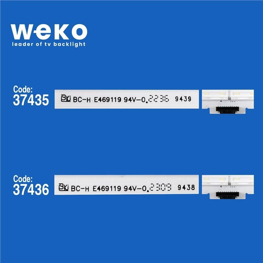 Wkset-6780 37435X1 37436X1 Ssc_Y22_65Qned80_Boe_90Led_A/B 2 Adet Led Bar (90Led)