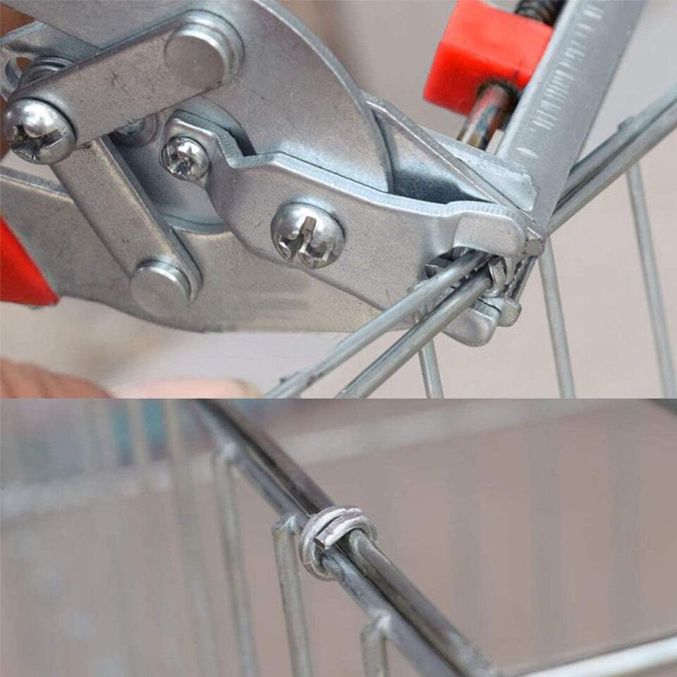 Powermaster Bükümlü Halka Pense Klipler Tel Çit Sıkma Aleti