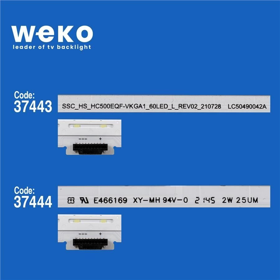 Wkset-6784 37443X1 37444X1 Ssc_Hs_Hc500eqf_Vkga1_60Led_L/R 2 Adet Led Bar (60Led)