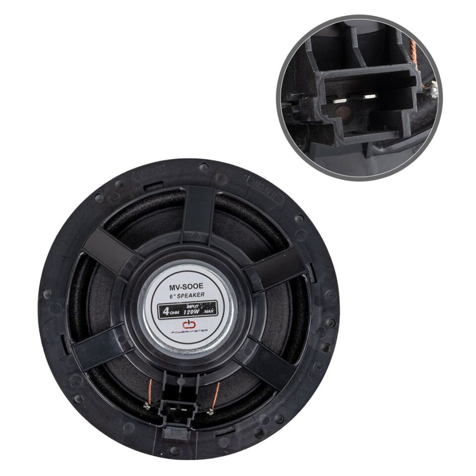 MagicVoice MV-S00E 6'' 16 Cm 4 Ohm Max 120 Watt Oto Hoparlör
