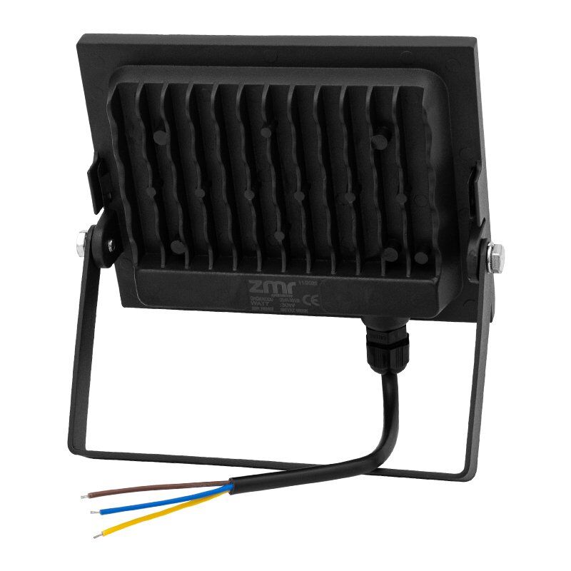Zmr 30 Watt 6500k Ip66 220Volt Siyah Slim Kasa Led Projektör