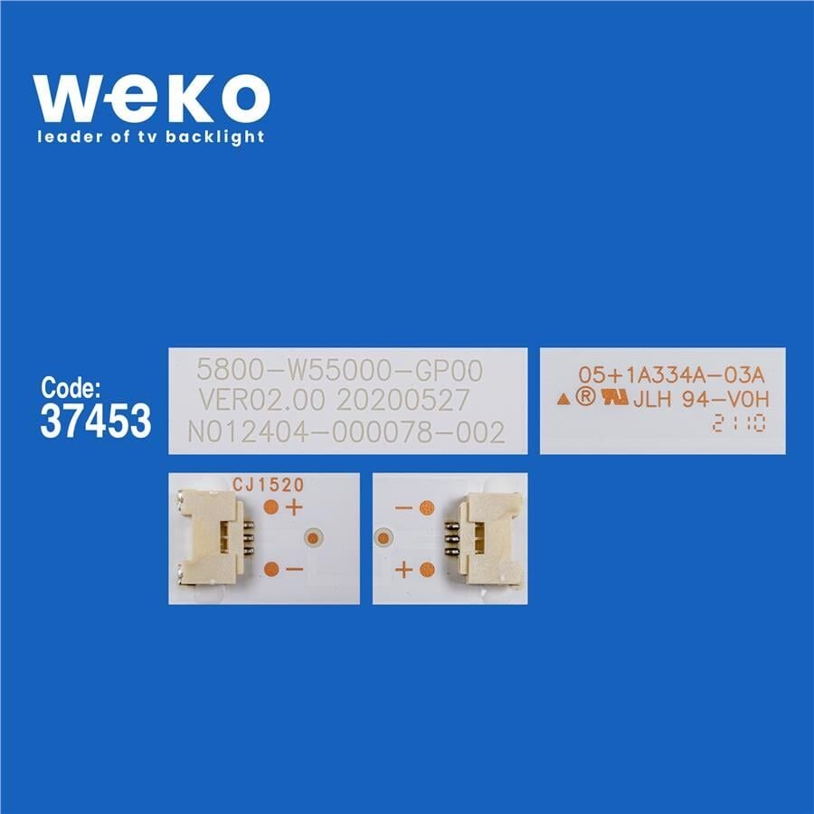 Wkset-6790 37453X5 5800-W55000-Gp00 Ver02.00 20200527 5 Adet Led Bar