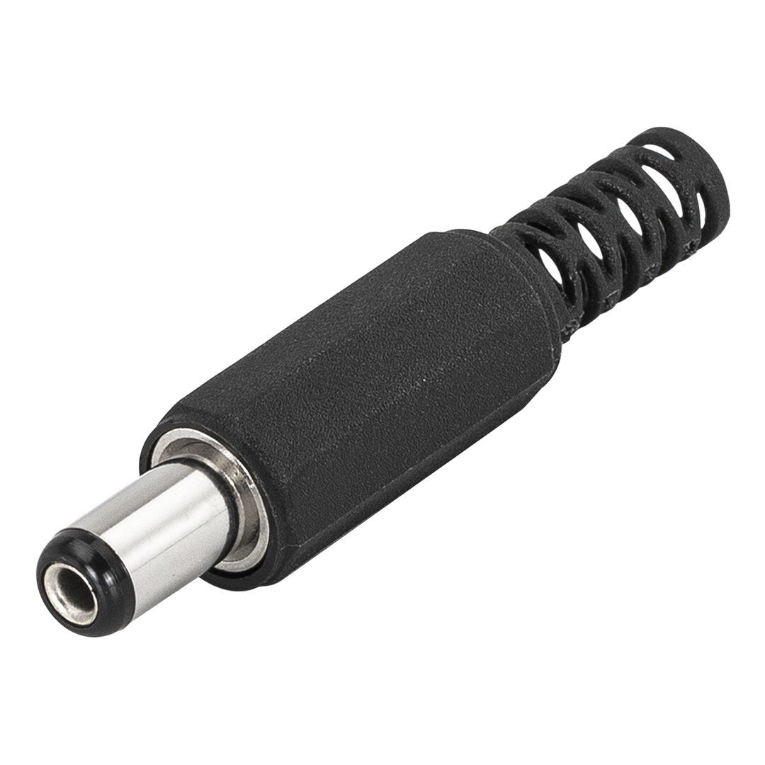 DC Erkek Jak 2.1mm Kısa Tip - Lehimlenebilir Konnektör