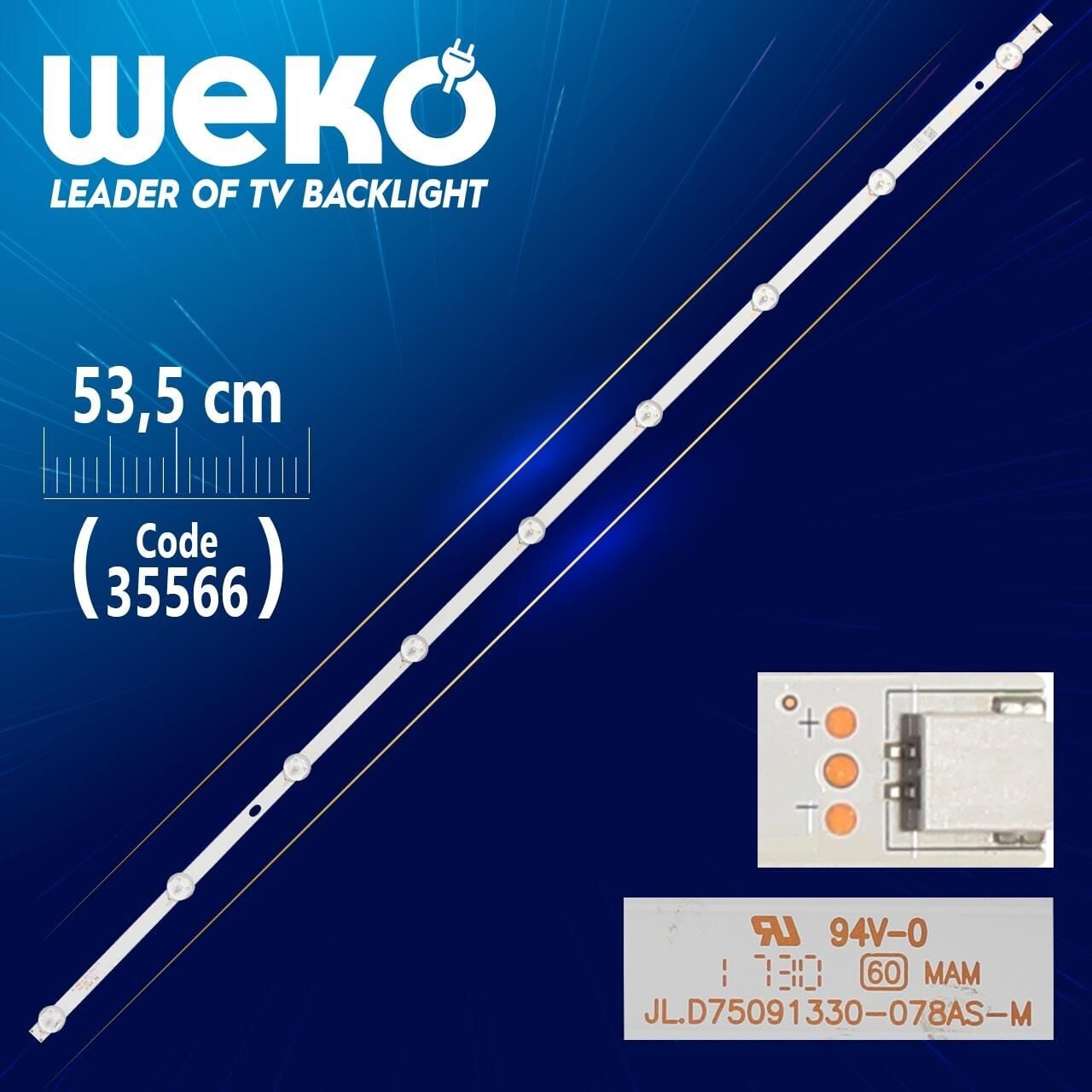 JL.D75091330-078AS-M - A TYPE - 82.8 Cm 9 Ledli - WK-1083 Led Tv Bar
