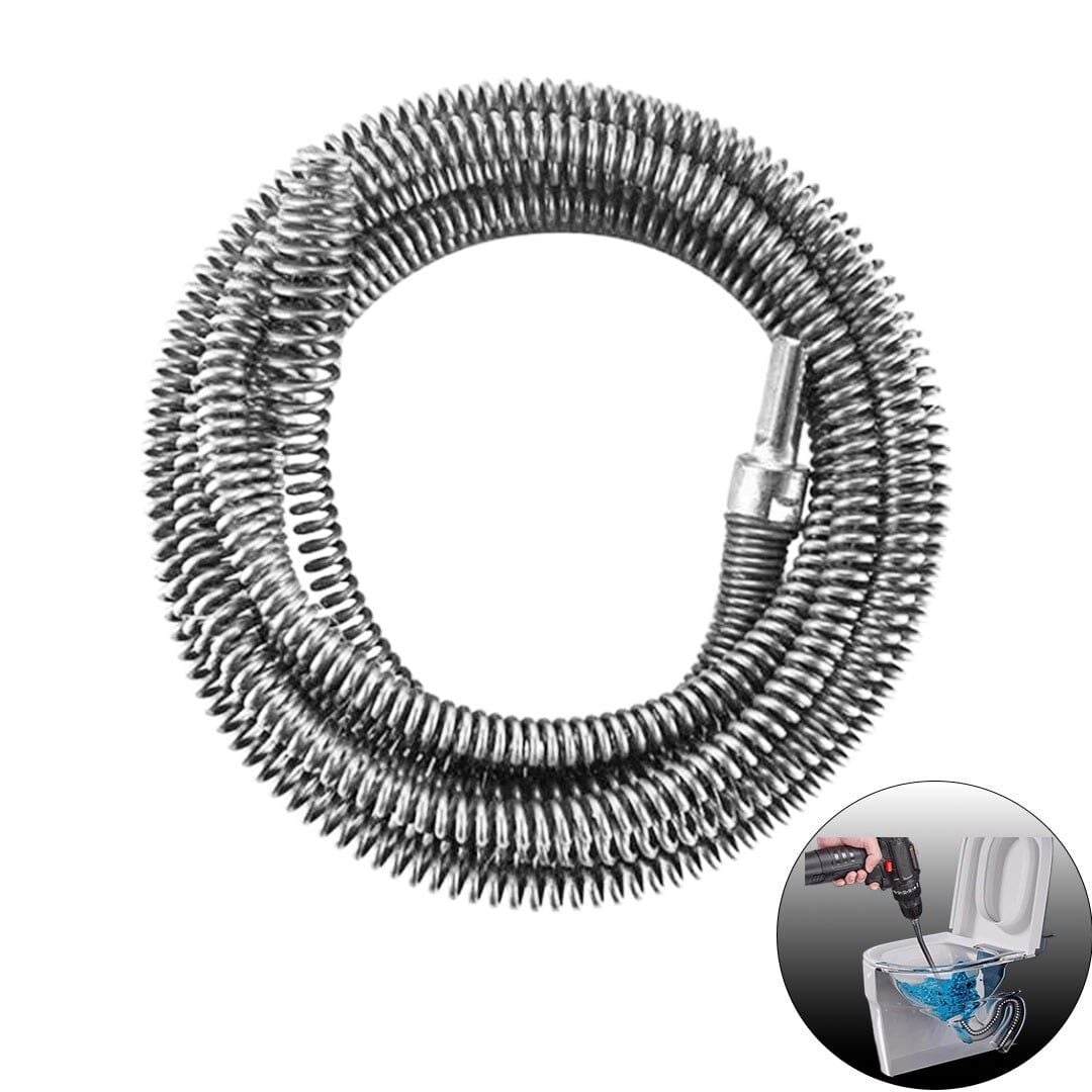 Sunup SN-38809 5 Metre 10 mm Matkap Uyumlu Esnek Gider Tıkanıklık Boru Temizleme Yayı