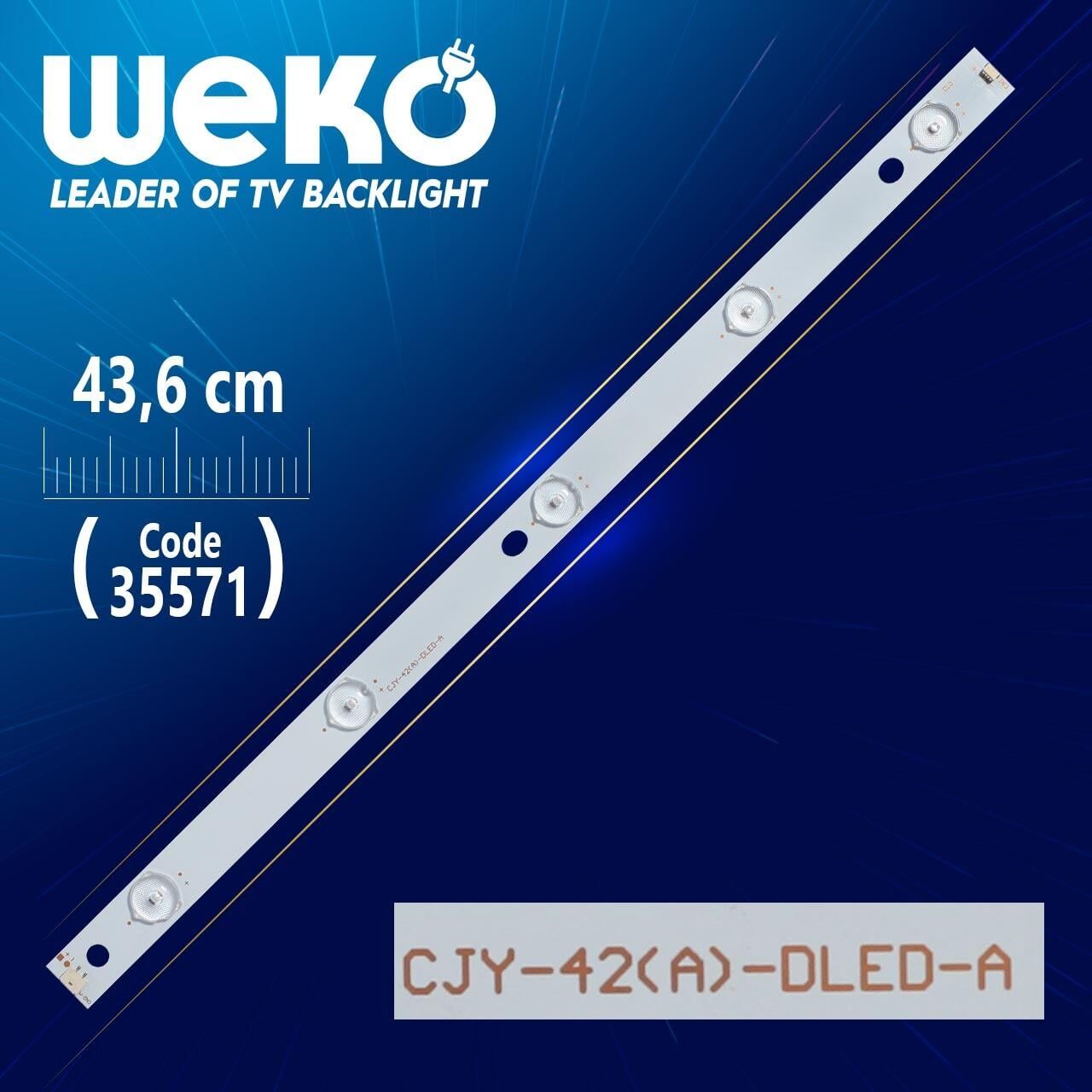CJY-42(A)-DLED-A - 43.6 Cm 5 Ledli - (WK-1088) Tv Led Bar