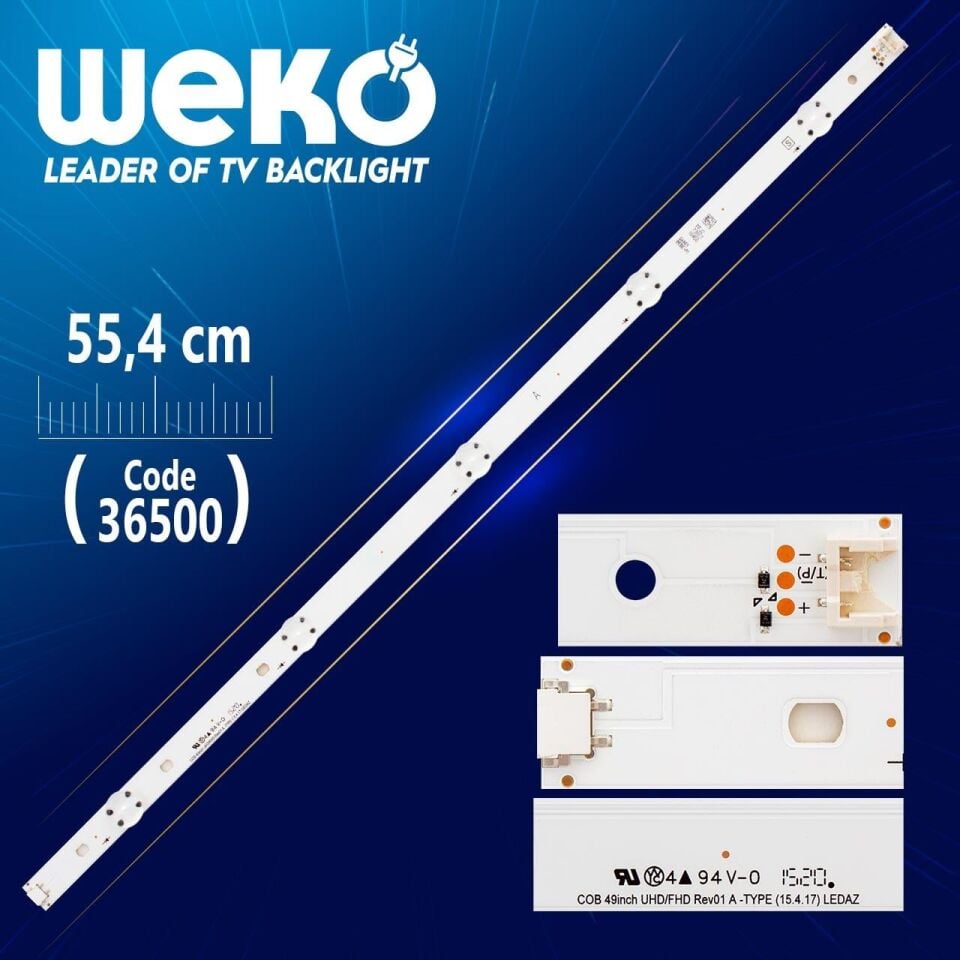 COB 49INCH UHD/FHD REV01 A-TYPE LEDAZ - 5 LEDLİ (55.4 CM) - Tv Led Bar