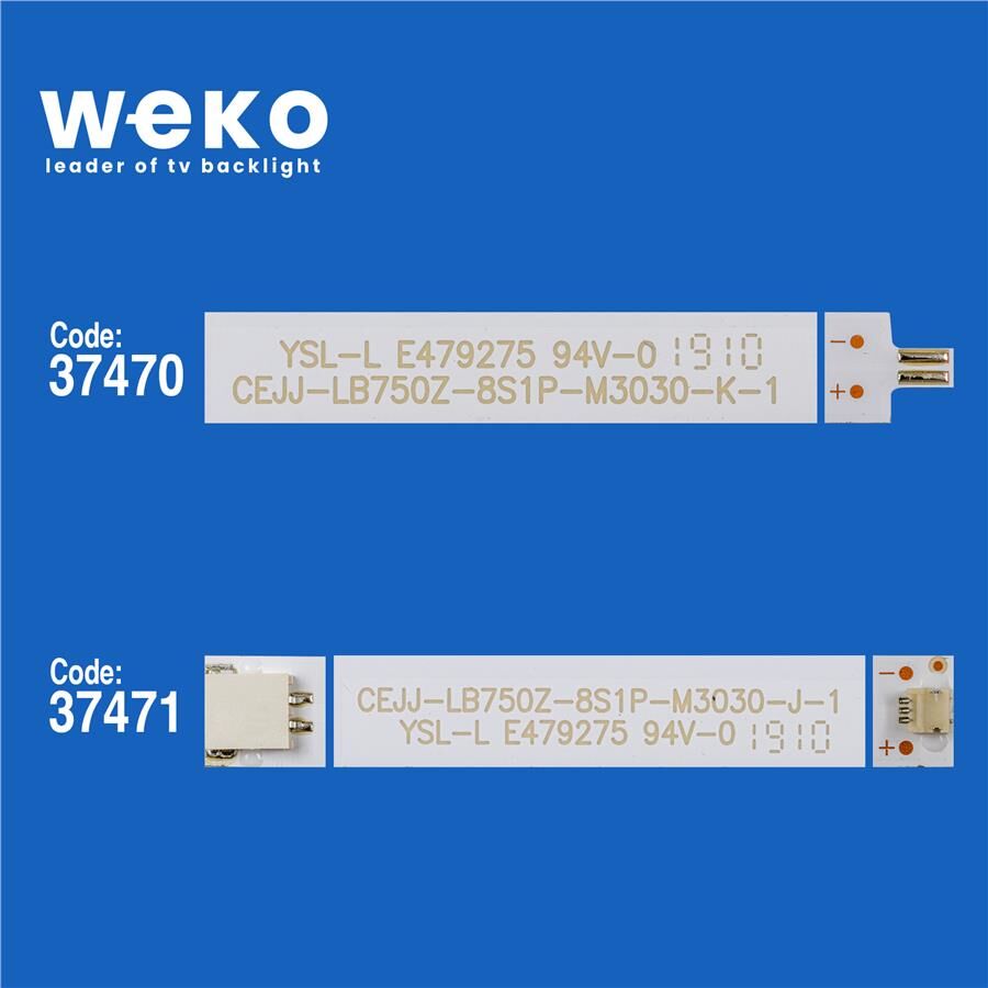 Wkset-6805 37470X8 37471X8 Lb-Gm3030-Gjphp758x16pc09-L/R 16 Adet Led Bar