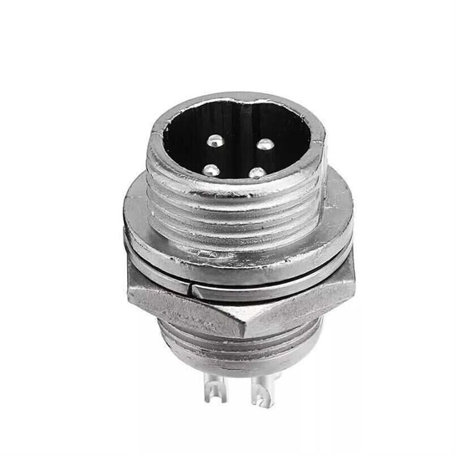 PowerMaster PM-18660 4 Pinli 12mm Erkek Mayk Fiş