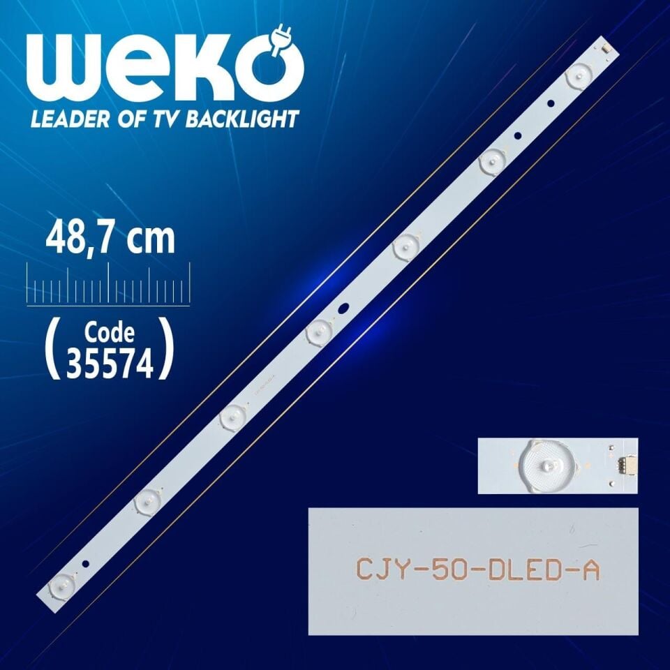CJY-50-DLED-A - 48.7 Cm - 7 Ledli - (WK-1091) Tv Led Bar