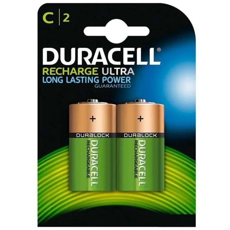 Duracell C Orta Boy 3000mAh Ni-Mh Şarj Edilebilir 2'li Pil