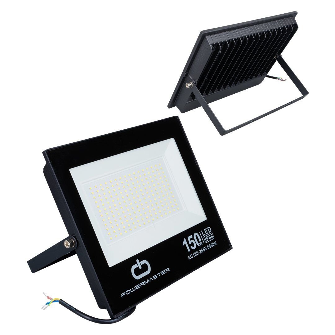 Powermaster PM-22586 150 Watt Siyah Slim Kasa Led Projektör