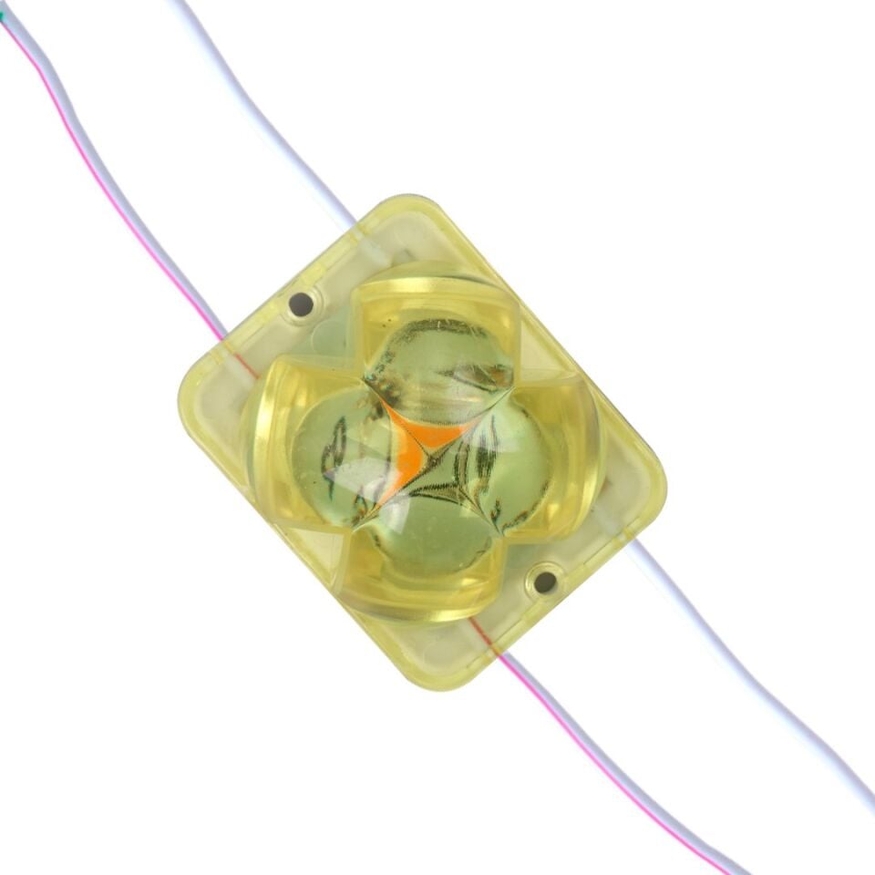 Powermaster 12 Volt 2 Watt Sarı Yanıp Sönen Çakar Modül Led