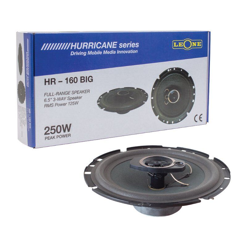 Leone HR-160 BIG 16 Cm 4 Ohm 2'li Takım 250 Watt Oto Hoparlör