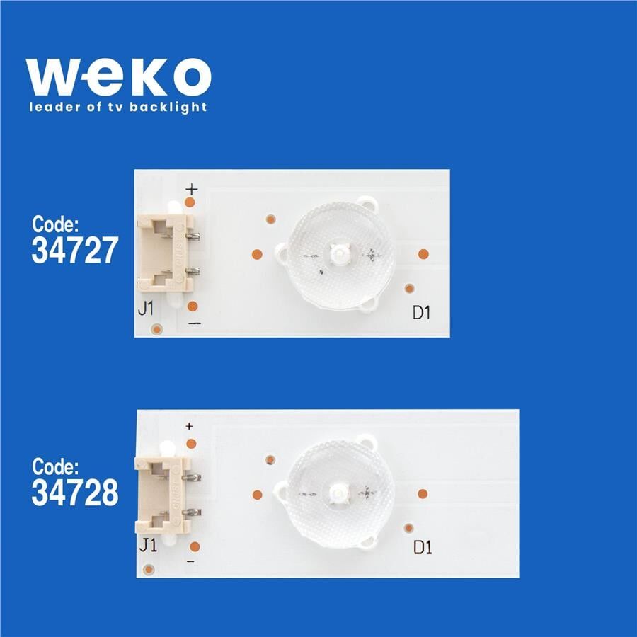 Wkset-5042 34727X5 34728X5 Everlight Ic-B-Hwcr43d641 10 Adet Led Bar