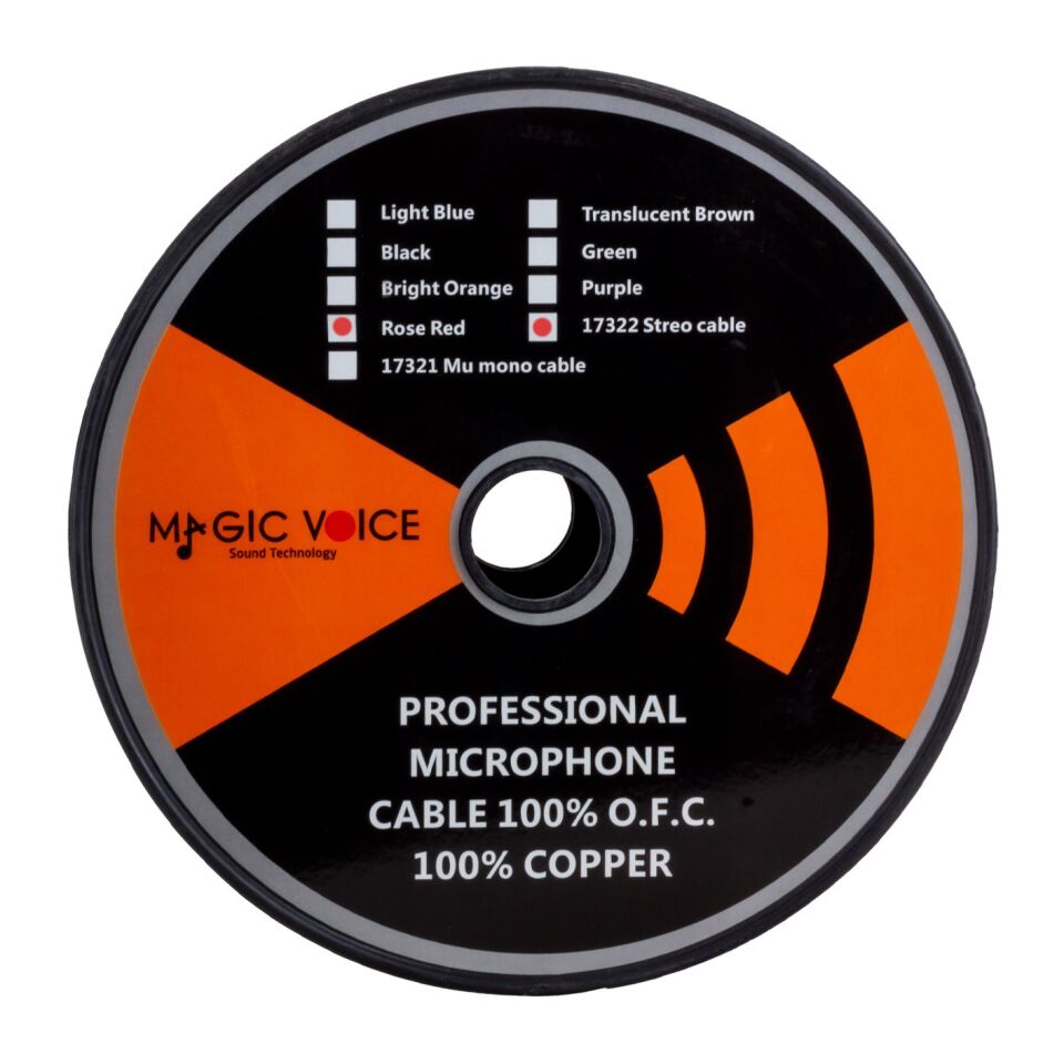 Magicvoice Mi̇krofon Kablosu Stereo 1. Kali̇te 100 Metre