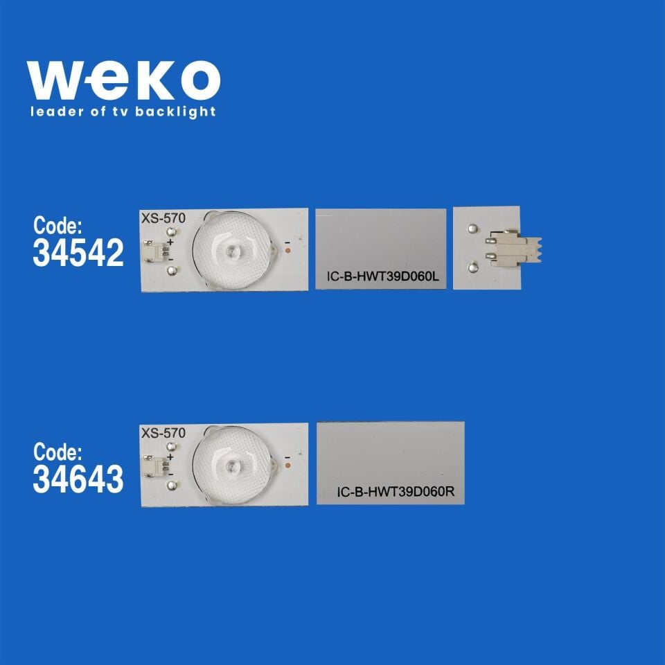 Wkset-5030 34642X4 34643X4 180-W00-390000H 8 Adet Led Bar