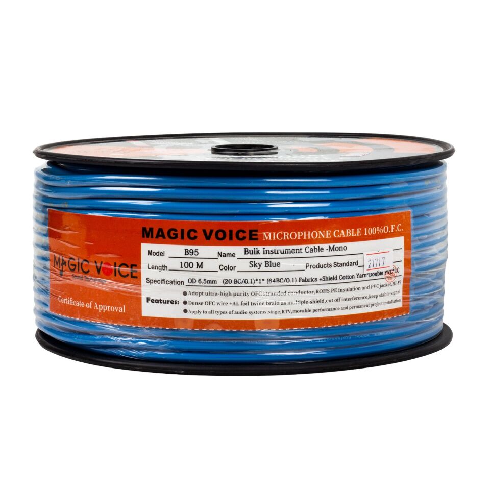 Magicvoice Mi̇krofon Kablosu Mono 1. Kali̇te 100 Metre
