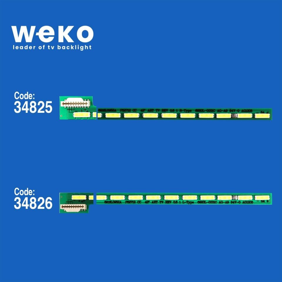 Wkset-5050 34825X1 34826X1 42 Art Tv Rev 0.4 2 Adet Led Bar (54Led)