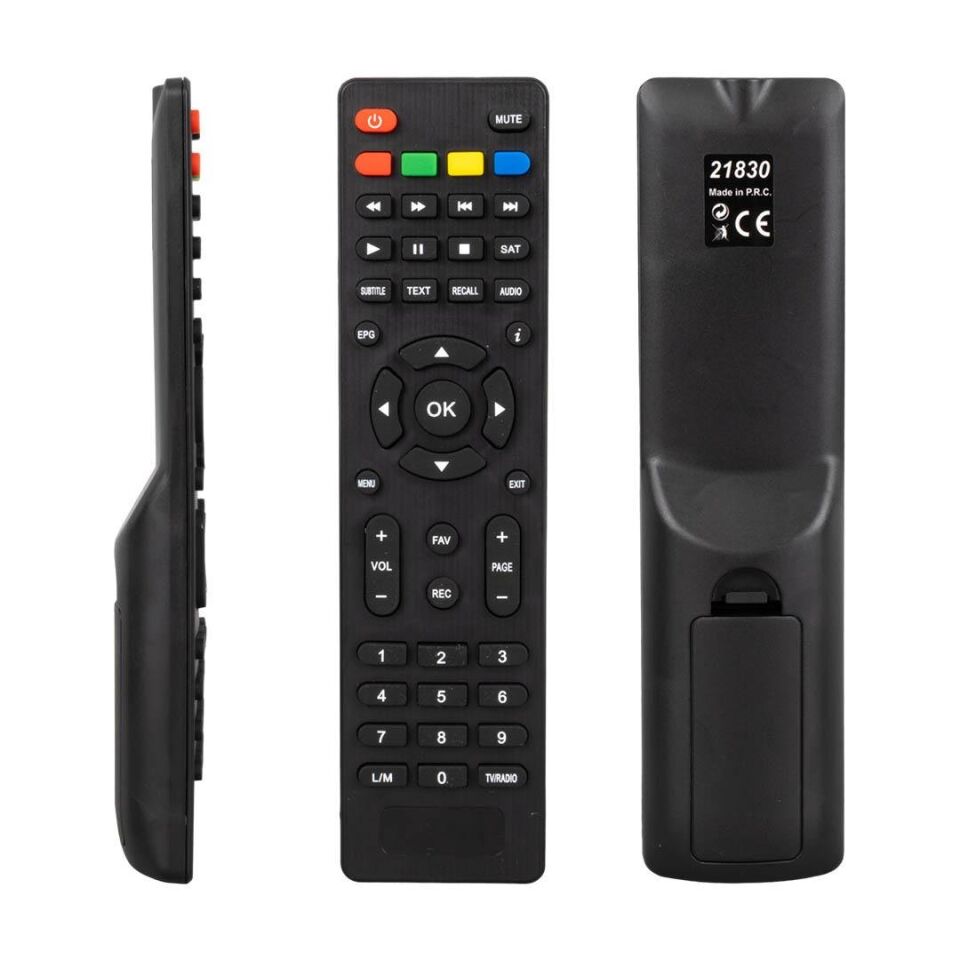 Mysat Moonstar Ms-3000 Full Hd LM Tuşlu Uydu Alıcı Kumandası