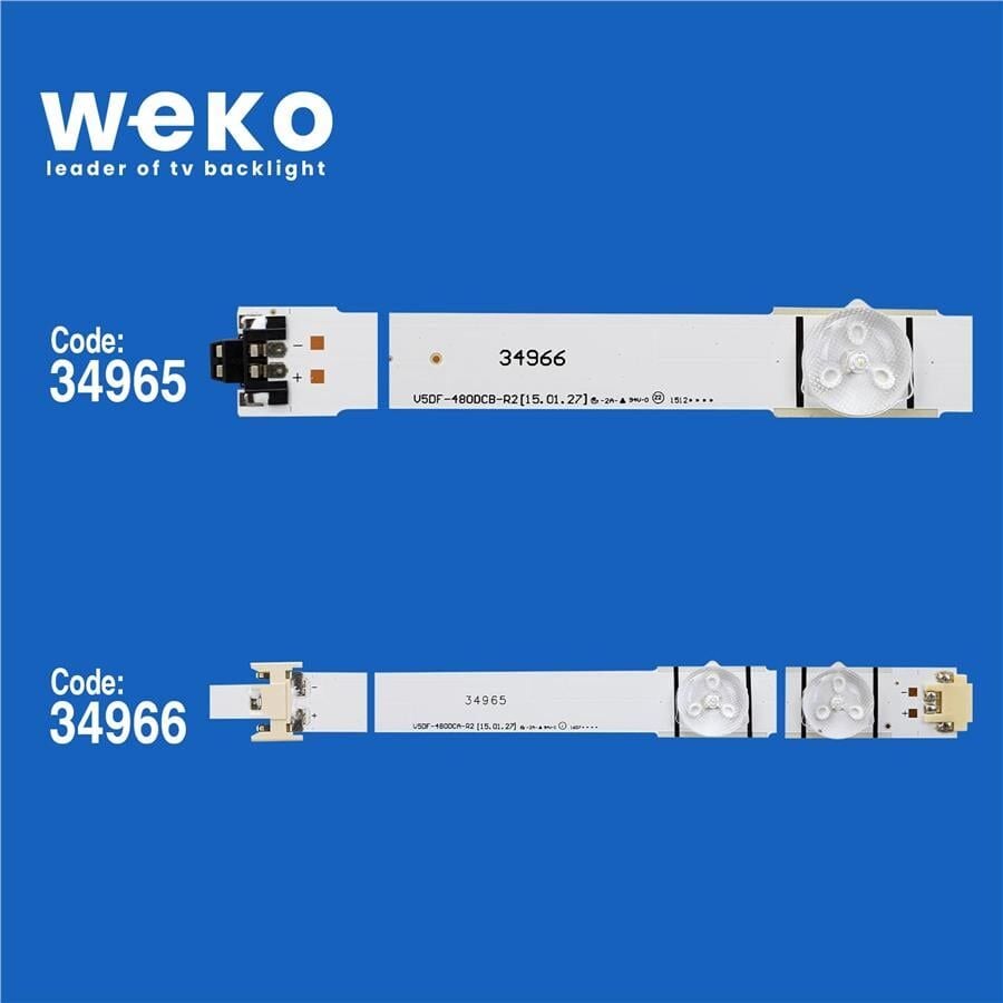 Wkset-5086 34965X5 34966X5 V5df-480 10 Adet Led Bar