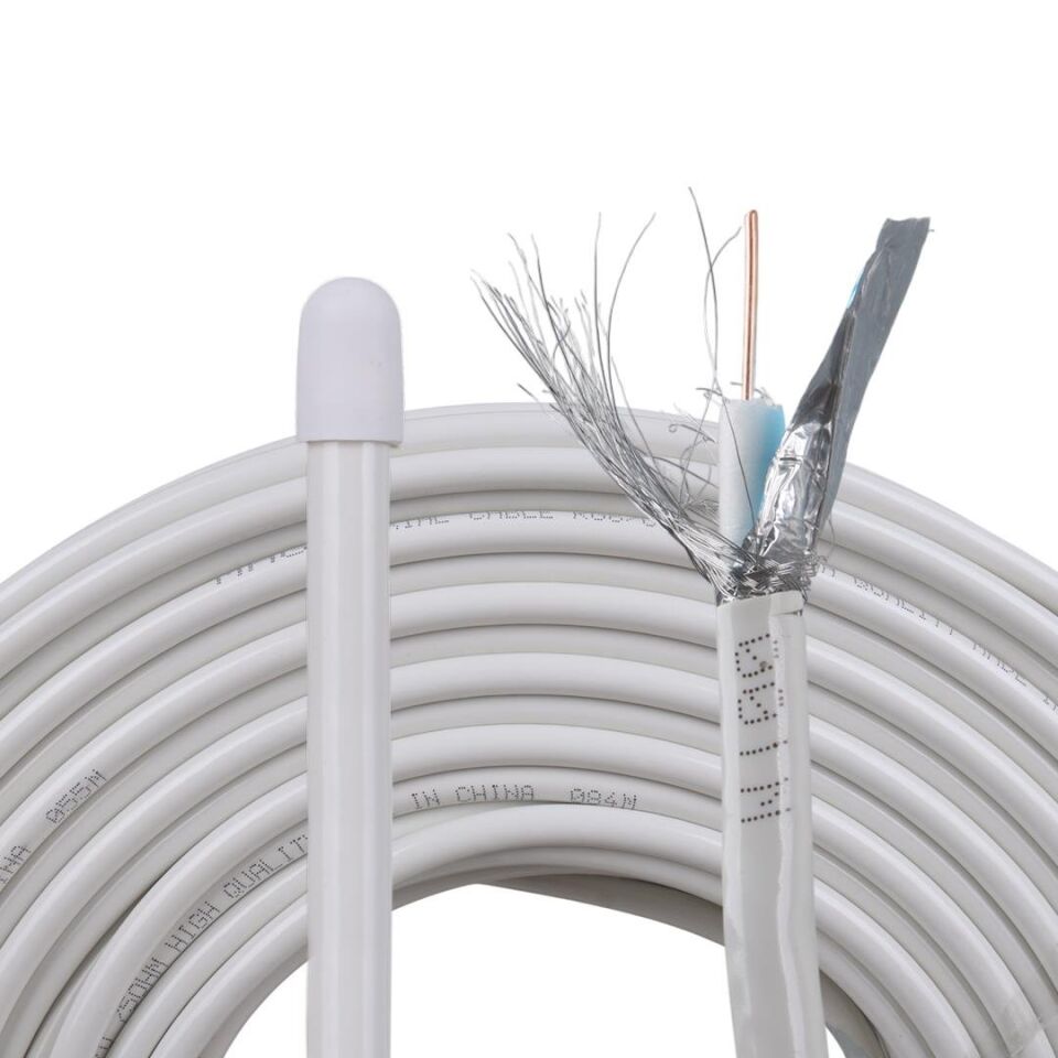 Mag RG6-U4 Bakır SAT1 100 Metre Anten Kablosu