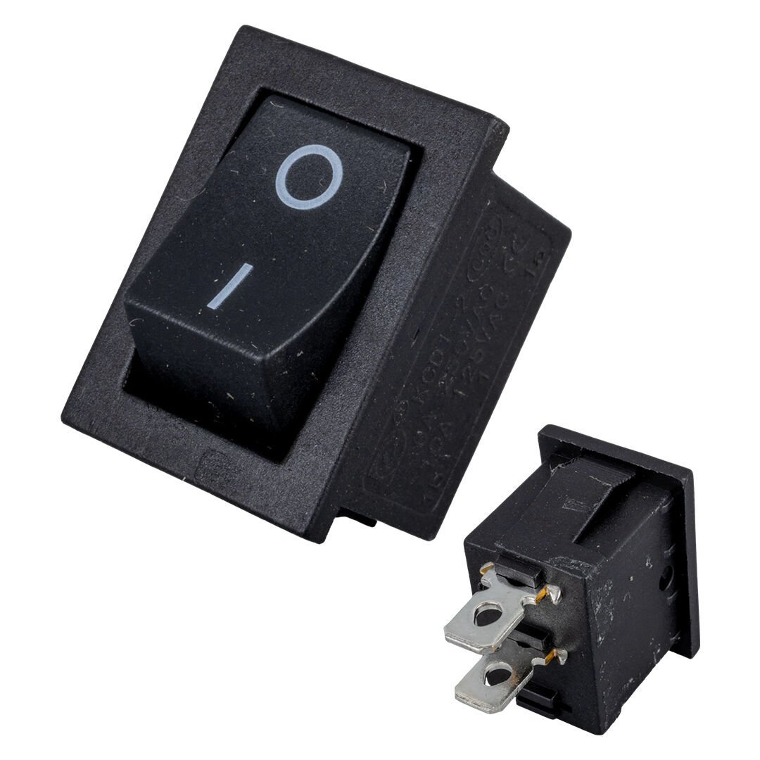 Powermaster IC-124 Mini Işıksız Yaylı 2P On-Off Anahtar