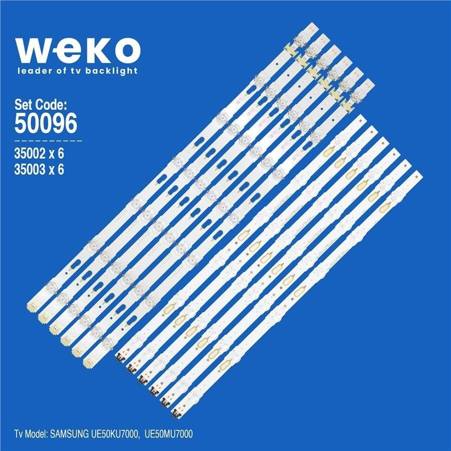 Wkset-5096 35002X6 35003X6 V6du-500D 12 Adet Led Bar