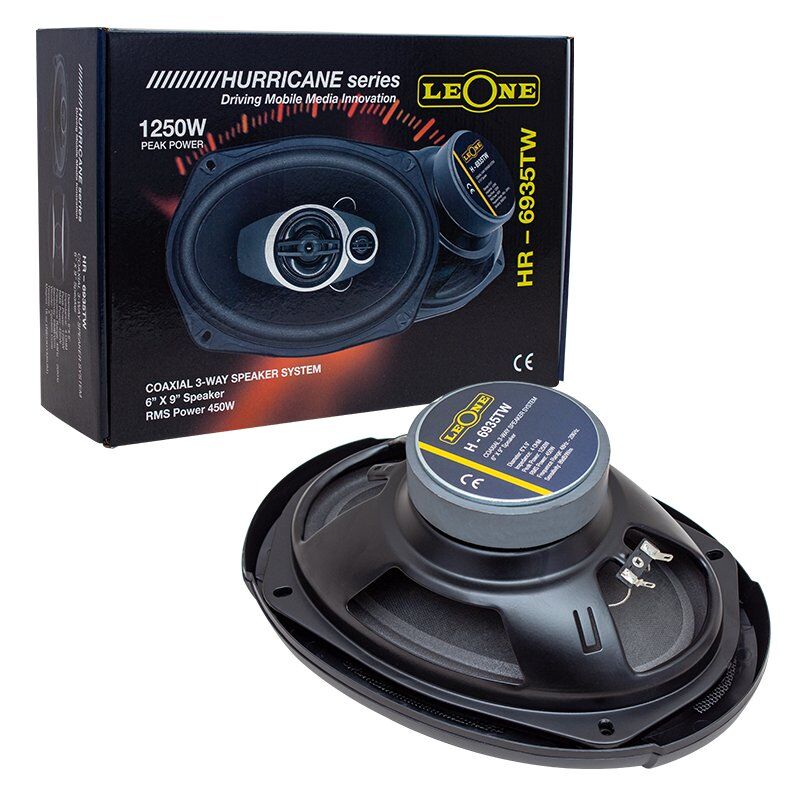 Leone HR-6935TW 1250 Watt 6 X 9 Çiftli Takım Oval Hoparlör