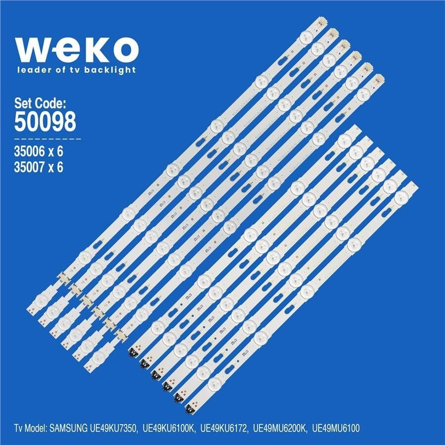 Wkset-5098 35006X6 35007X6 S_Ku6.3K_49_Fl30 12 Adet Led Bar
