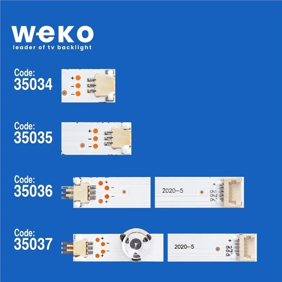 Wkset-5107 35034X3 35035X2 35036X3 35037X2 42 V14 Slim Drt Rev0.6 10 Adet Led Bar