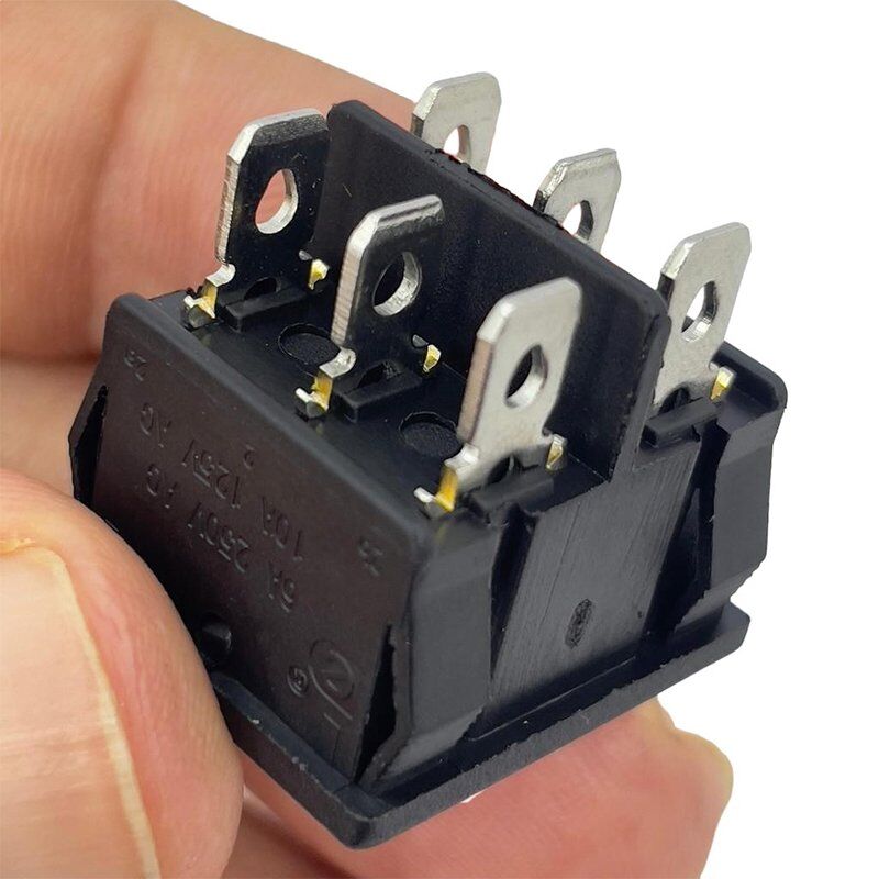 Powermaster IC-130 Orta Boy Işıksız On-Off-On Anahtar 6P