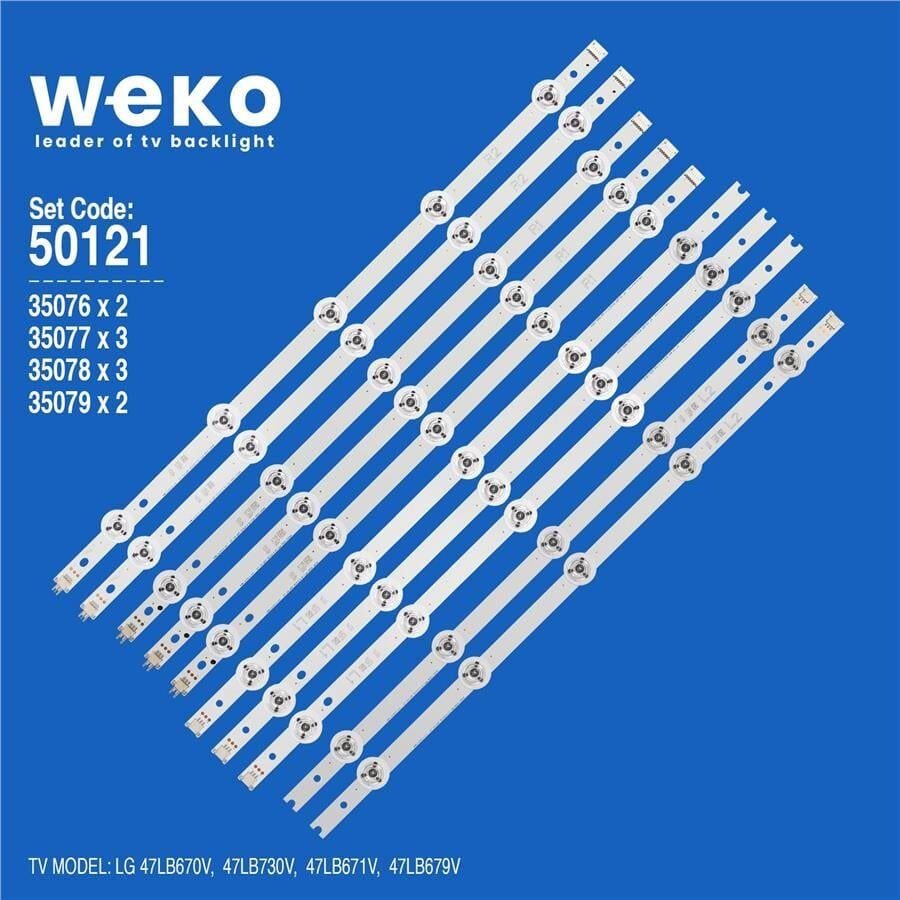 Wkset-5121 35076X2 35077X3 35078X3 35079X2 47 V14 Sdrt Rev0.8 10 Adet Led Bar