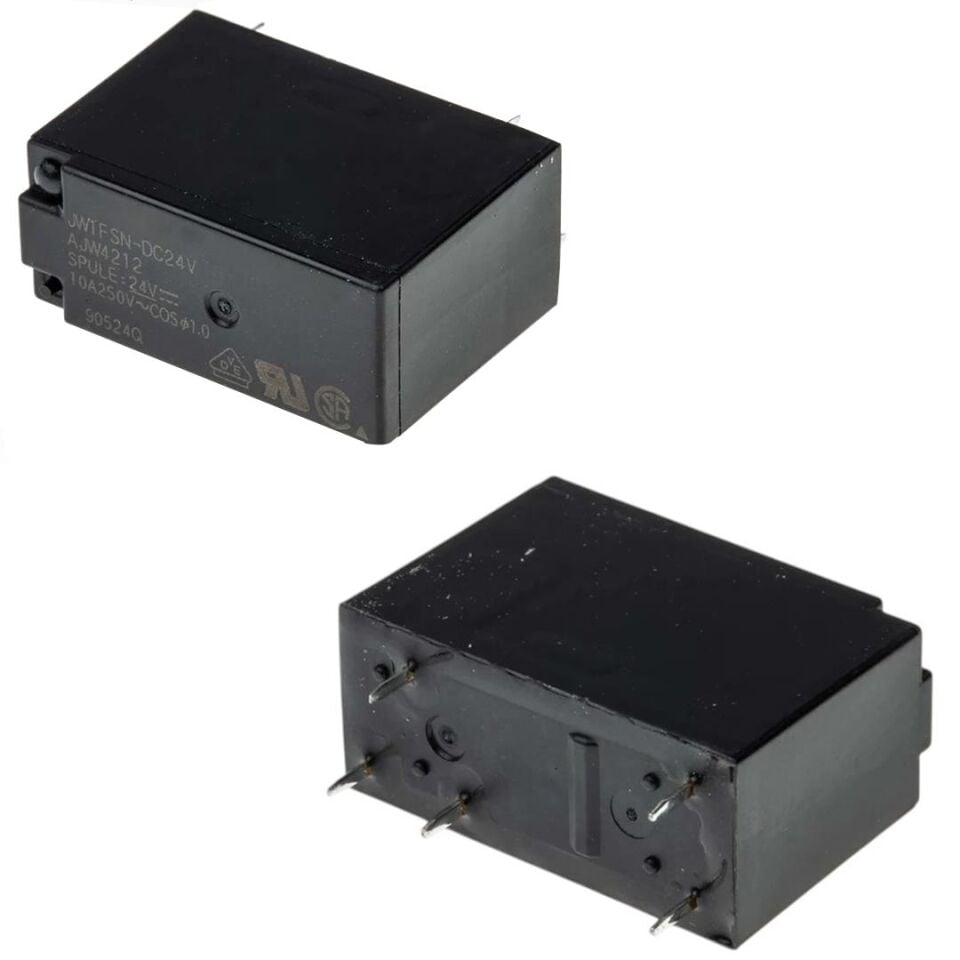 250V AC 10A JW1FSN-24V 1Z Siyah 5 Pin Röle