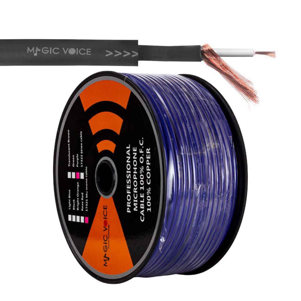Magicvoice Mi̇krofon Kablosu Mono 1. Kali̇te 100 Metre