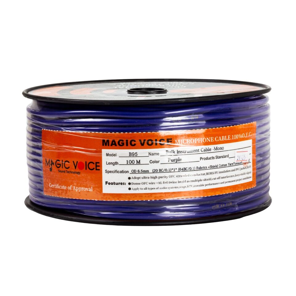 Magicvoice Mi̇krofon Kablosu Mono 1. Kali̇te 100 Metre