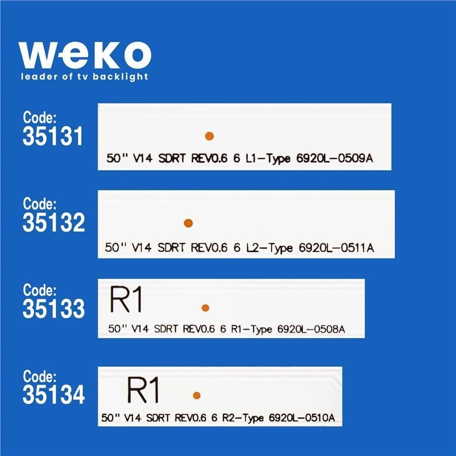 Wkset-5129 35131X3 35132X3 35133X3 35134X3 50 V14 Sdrt Rev0.6 12 Adet Led Bar