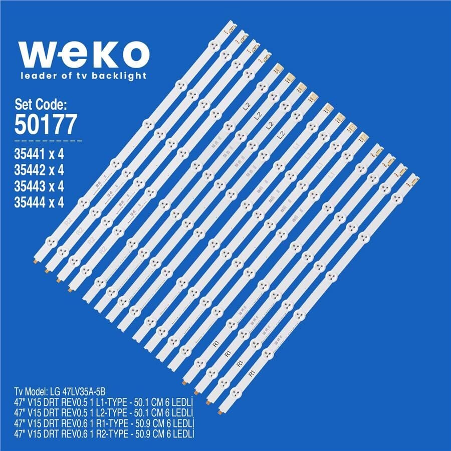 Wkset-5177 35441X4 35442X4 35443X4 35444X4 47 V15 Drt Rev0.5 16 Adet Led Bar