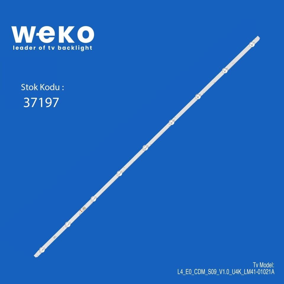L4_E0_CDM_S09_V1.0_U4K_LM41-01021A SE50D09-ZC22AG--06 9S1P WPM60600-AA 9 Ledli 92,3 Cm Tv Led Bar