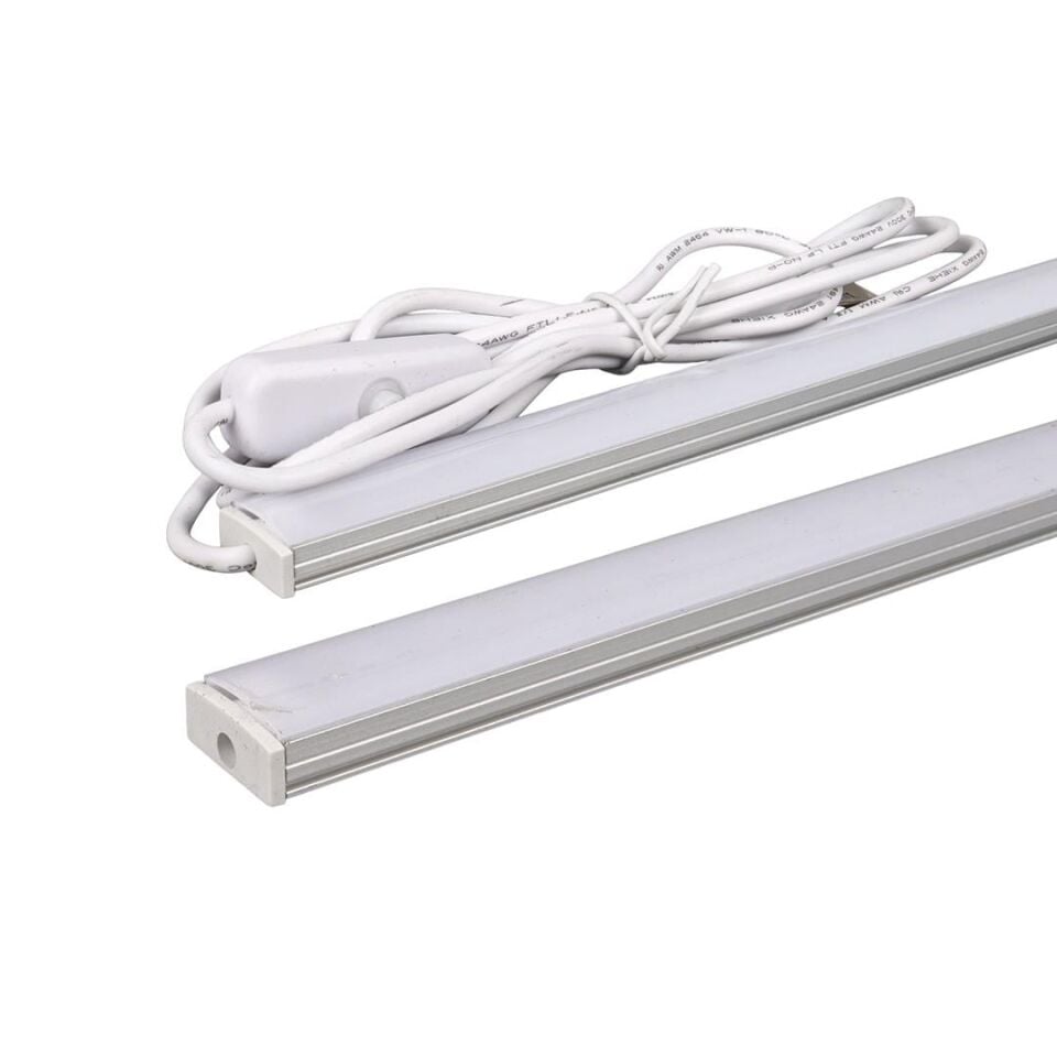 Powermaster PM-28749 DC5V-20W 96 Led 100Cm 6500K Alüminyum Kasa Seyyar USB Çubuk Led