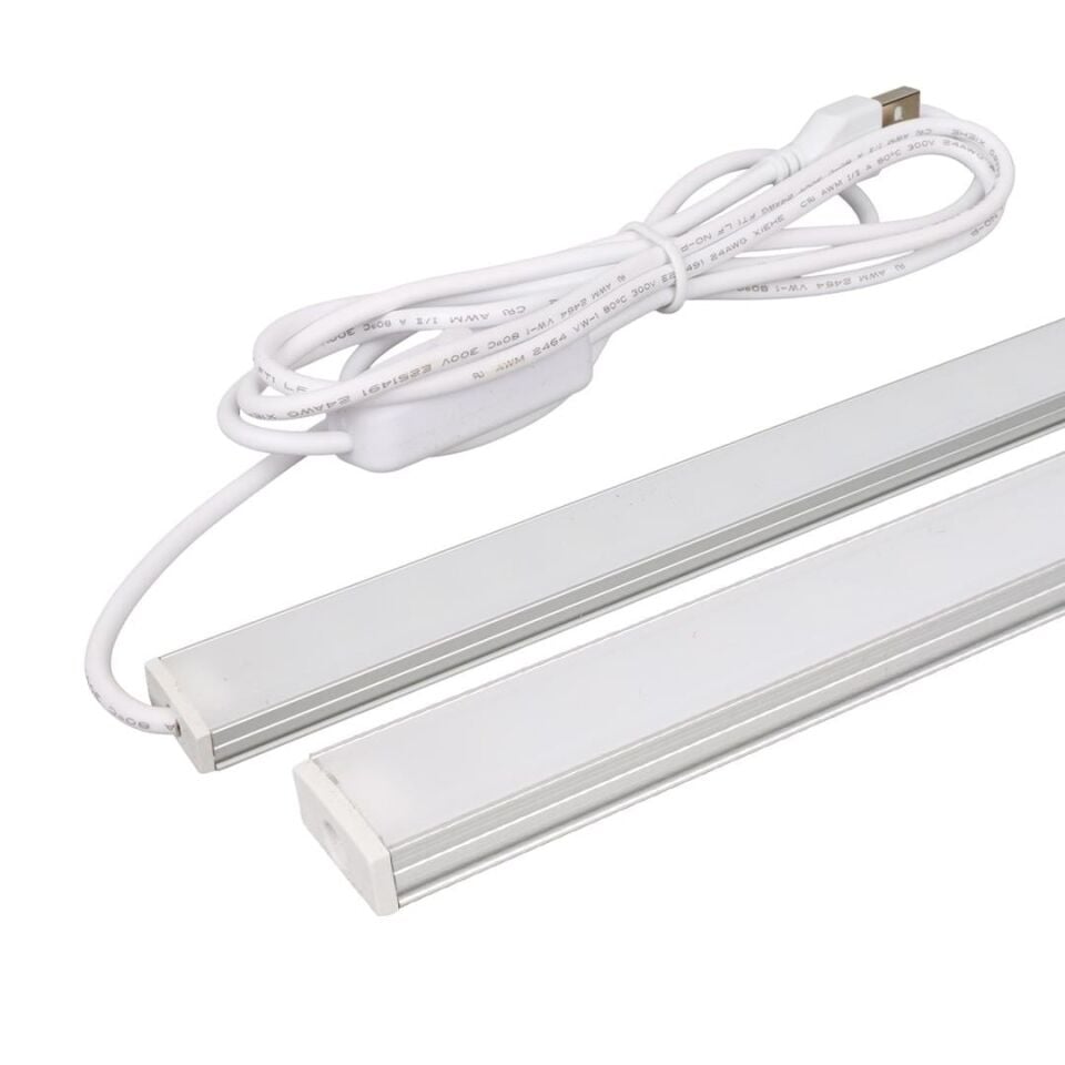 Powermaster PM-28748 DC5V-14W 68 Led 70Cm 6500K Alüminyum Kasa Seyyar USB Çubuk Led