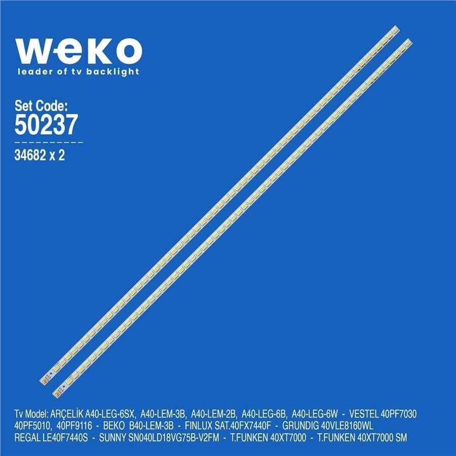 Wkset-5237 34682X2 2011Sgs40 5630 60 H1 Rev1.1 2 Adet Led Bar (60Led)
